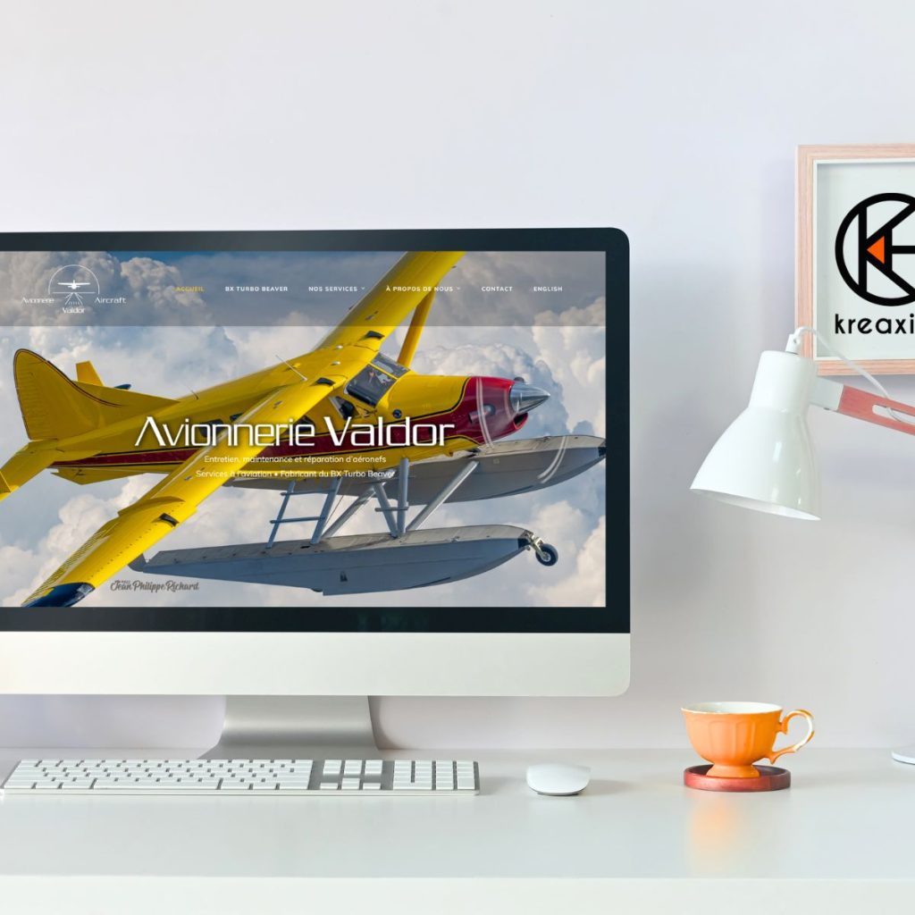 Site web page d'accueil