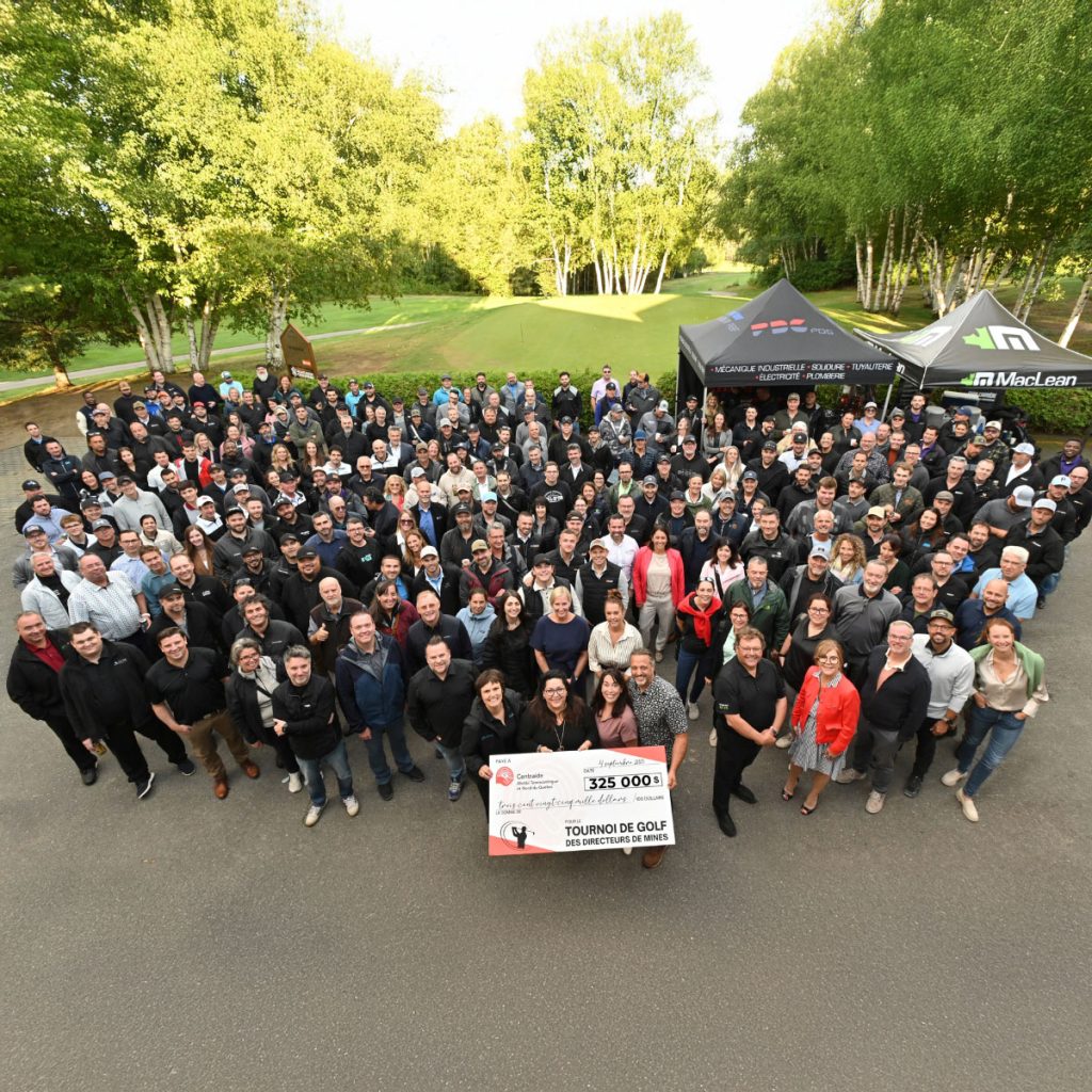 Participants au Tournoi de golf des directeurs de mines 2025